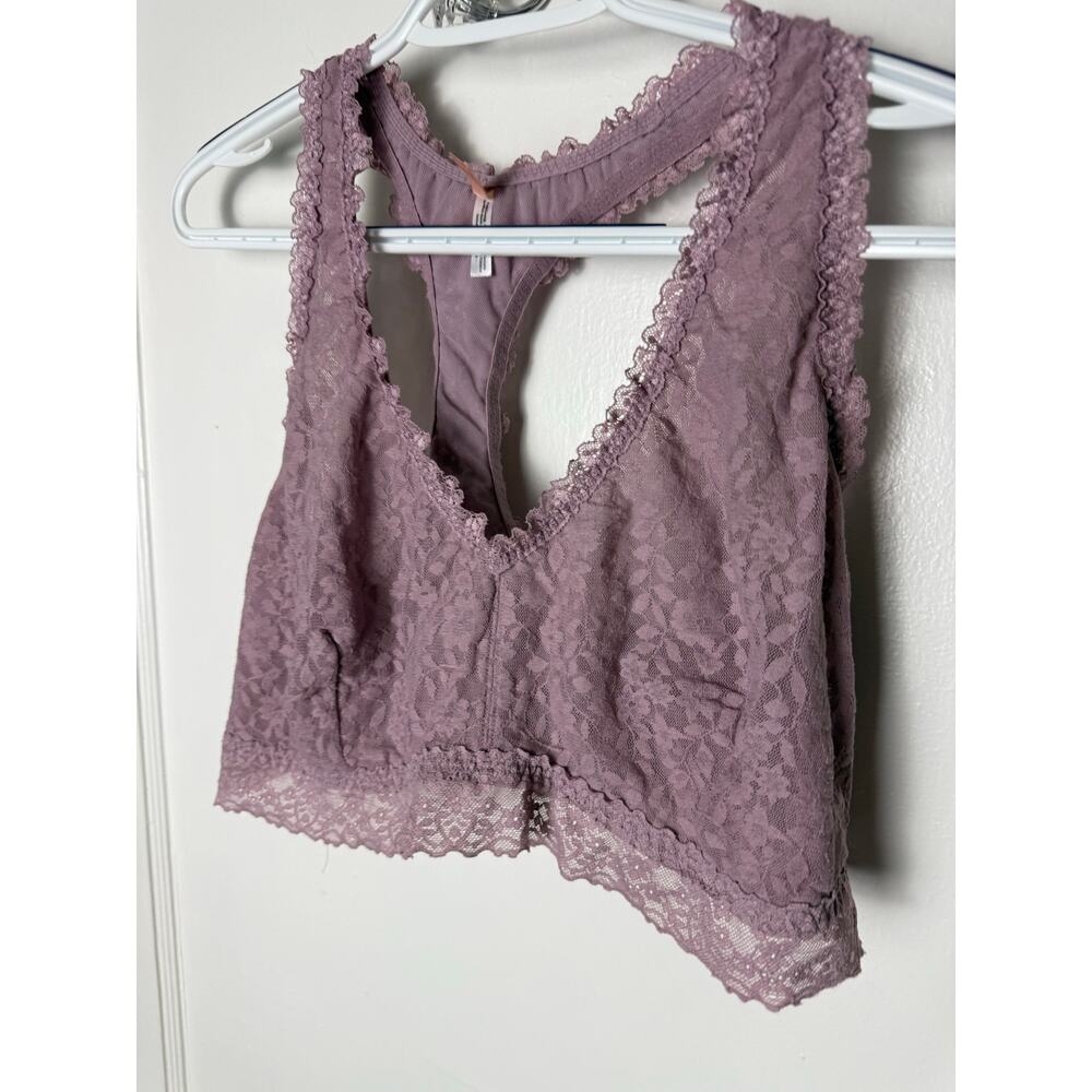 Thirdlove Bralette Women's Plus 3XL Purple Mauve Everyday Lace Racerback Girly - Picture 3 of 8